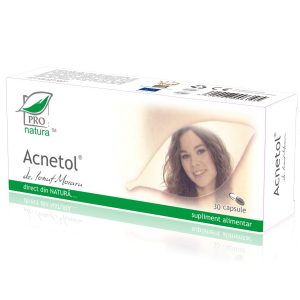 Acnetol 30 capsule pentru tratarea acneei