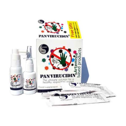 Pan-Virucidin-Pachet promotional format din Pan Virucidin pulbere la plicuri, spray nazal, spray oral, pro natura