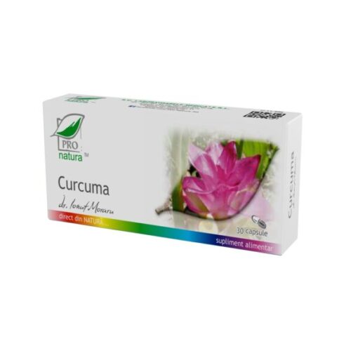 Curcuma blister 30 capsule pro natura