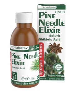 extract spagyric din ace de pin cu acid shikimic pine needle elixir 50 ml pro natura