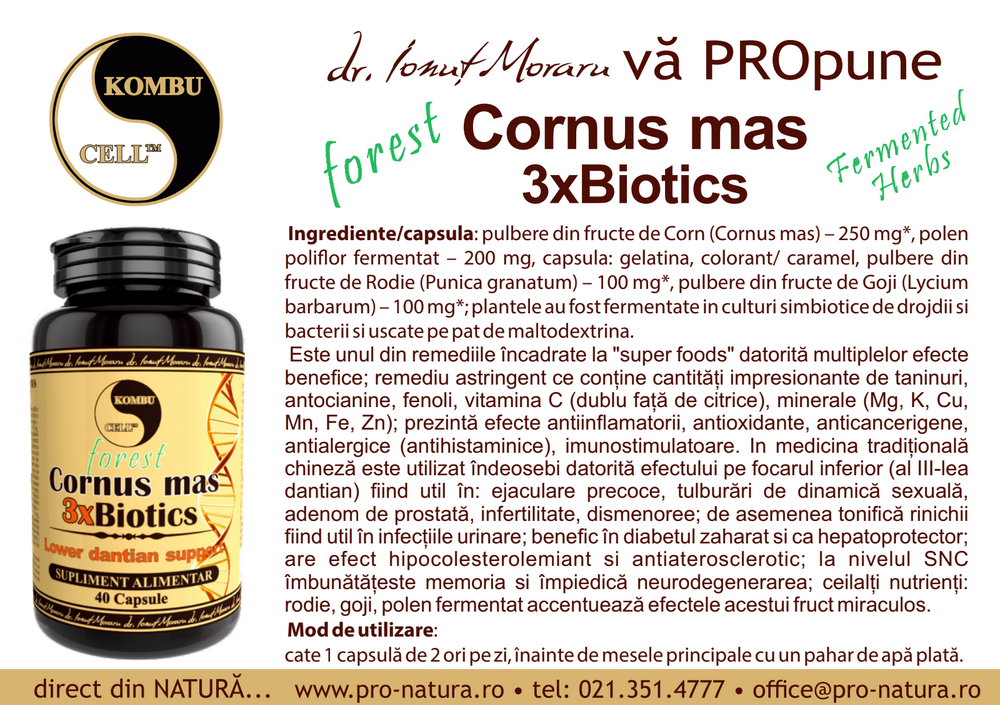 flyer-forest-cornus mas 3xbiotics ro